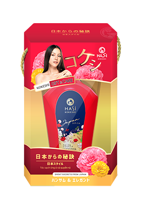 Gel rửa tay khô kháng khuẩn Hasi Kokeshi Hương Trà Xanh  