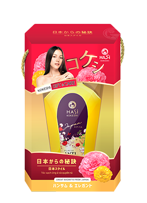 Gel rửa tay khô kháng khuẩn Hasi Kokeshi Hương Lavender