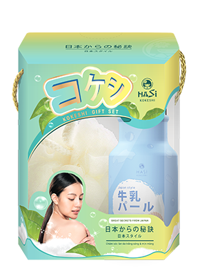 Gel rửa tay khô kháng khuẩn Hasi Kokeshi Hương Lavender