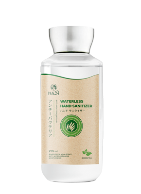 Gel rửa tay khô kháng khuẩn Hasi Kokeshi hương trà xanh 235ml